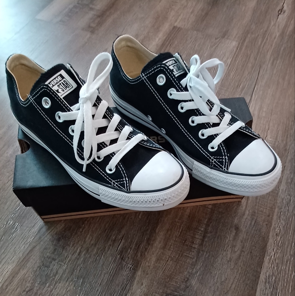 Converse Black and White Chuck Taylor Sneakers